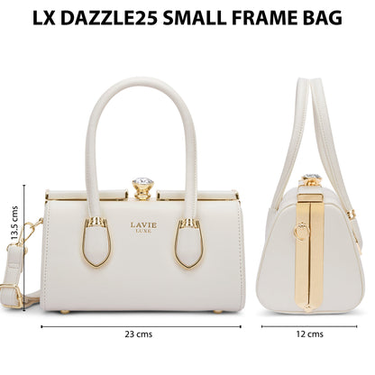 DAZZEM25 SMALL OFF WHITE HANDBAG