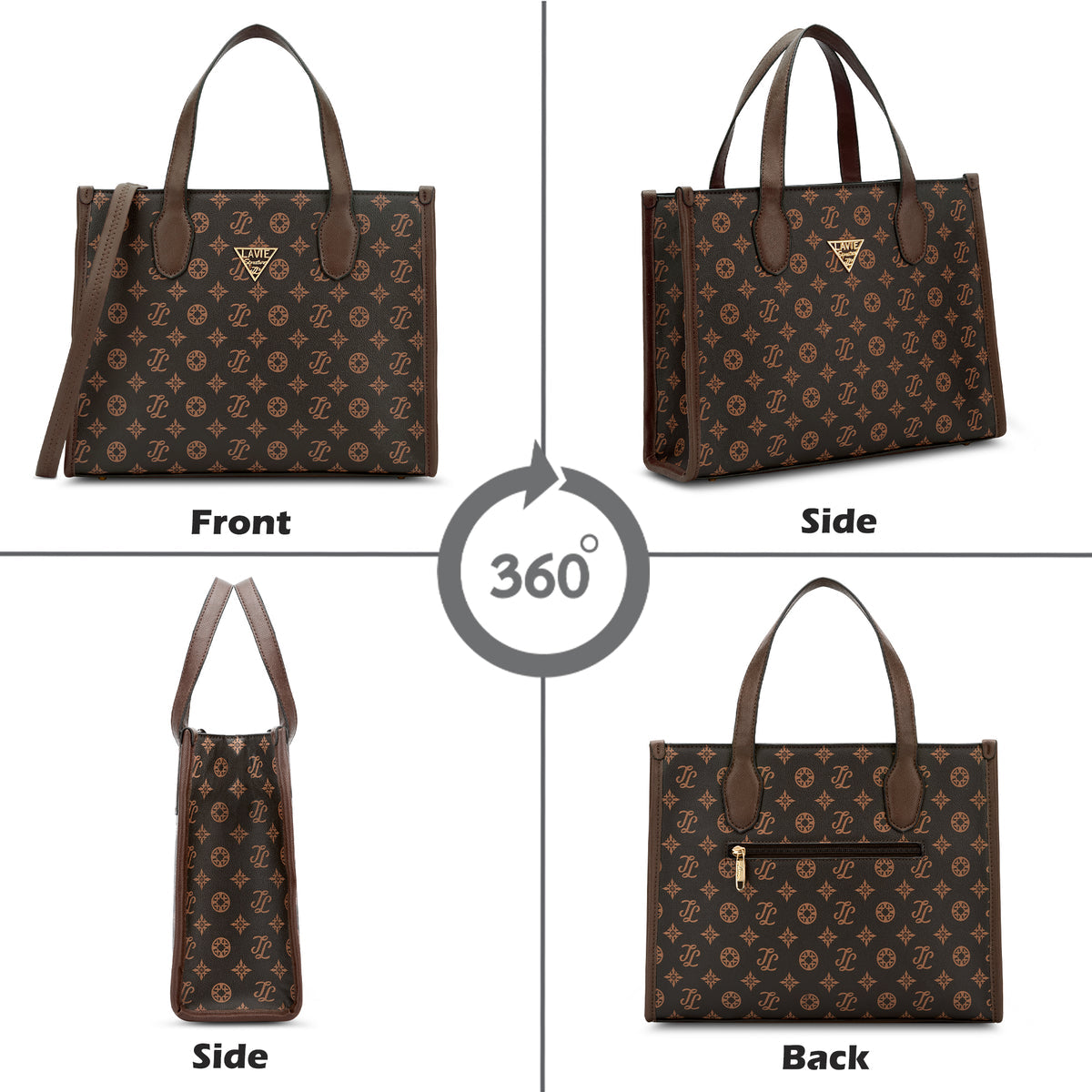 VANCOUVER BOX LARGE CHOCO TOTE BAG