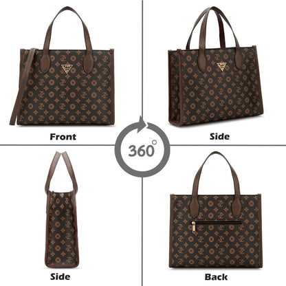VANCOUVER BOX LARGE CHOCO TOTE BAG