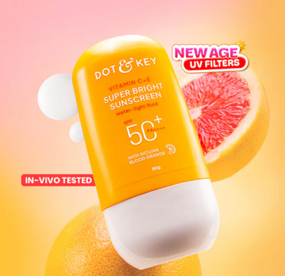 Vitamin C + E Sunscreen SPF 50+ PA++++ With New-Age UV Filters