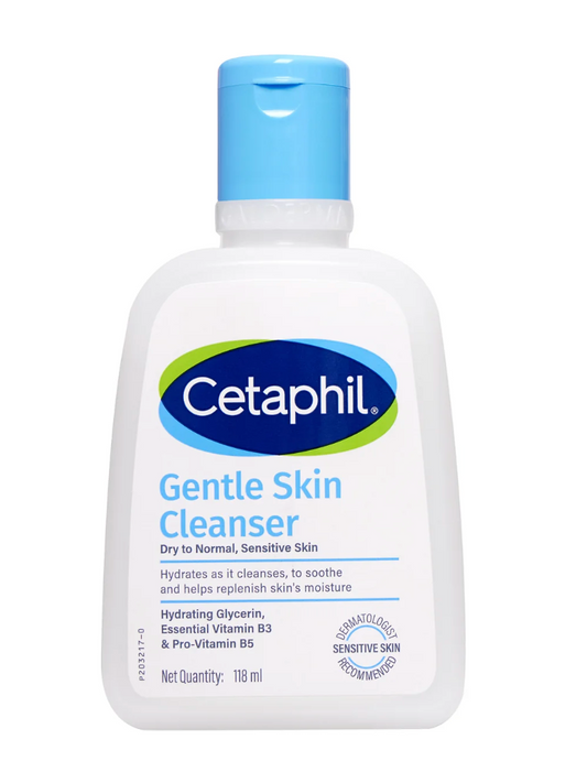 Cetaphil Gentle Skin Cleanser 118 ml | Dermat recommended