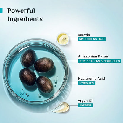 Keratin & Amazonian Patuá Smoothening Shampoo
Discover 10X Keratin-Smooth Hair