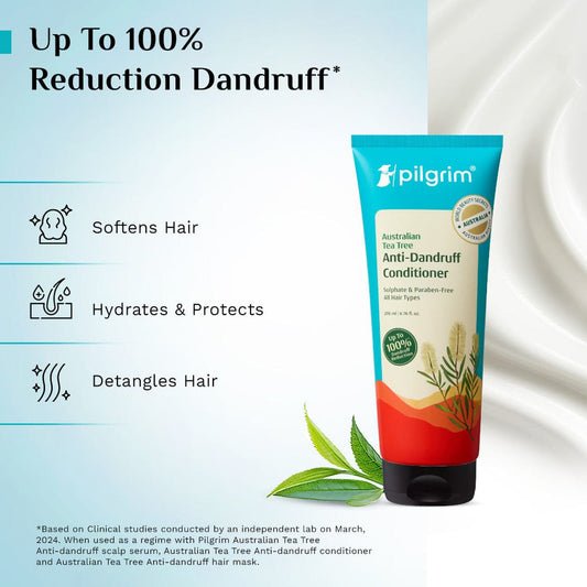 Australian Tea Tree Anti-Dandruff Conditioner
Smoothens & Protects Dandruff-Prone Hair