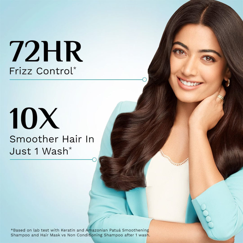 Keratin & Amazonian Patuá Smoothening Shampoo
Discover 10X Keratin-Smooth Hair