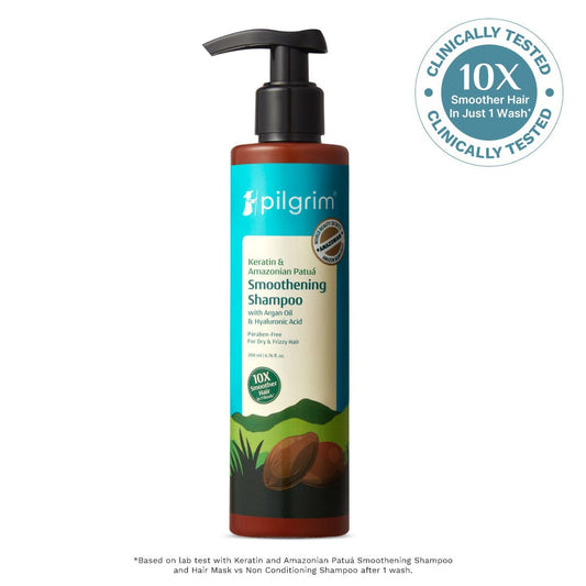 Keratin & Amazonian Patuá Smoothening Shampoo
Discover 10X Keratin-Smooth Hair