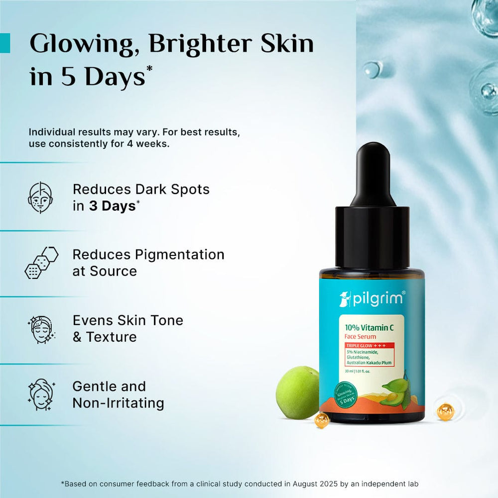 10% Vitamin C Face Serum For Triple Glow+++