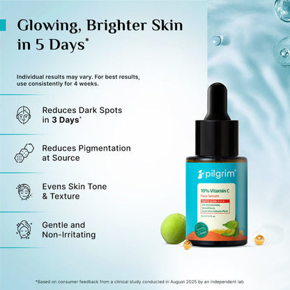 10% Vitamin C Face Serum For Triple Glow+++